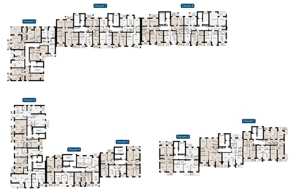 
  Продается 1-комн. квартира, 41.17 м², ЖК Курортный квартал Ривьера, дом 1
. Фото 1.