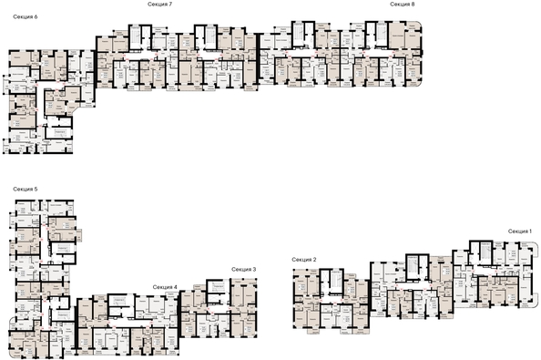 
   Продам 1-комнатную, 39.14 м², Курортный квартал Ривьера, дом 1

. Фото 1.