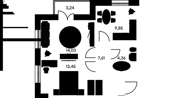 
   Продам 2-комнатную, 53.28 м², Культура, дом 2

. Фото 1.