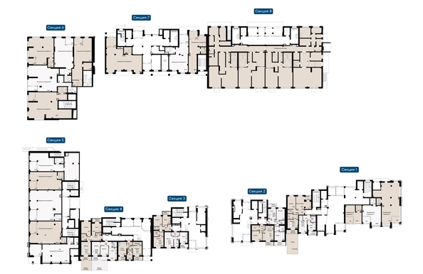 
  Продается 2-комн. квартира, 54.65 м², ЖК Курортный квартал Ривьера, дом 1
. Фото 1.