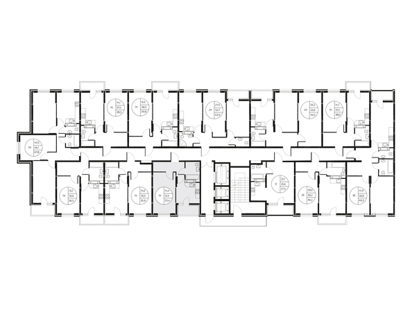
  Продается 1-комн. квартира, 33.4 м², ЖК Панорама на Театральном, литера 1
. Фото 3.