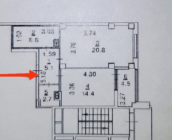 
   Продам 2-комнатную, 49.6 м², Таганрогская ул, 132

. Фото 26.