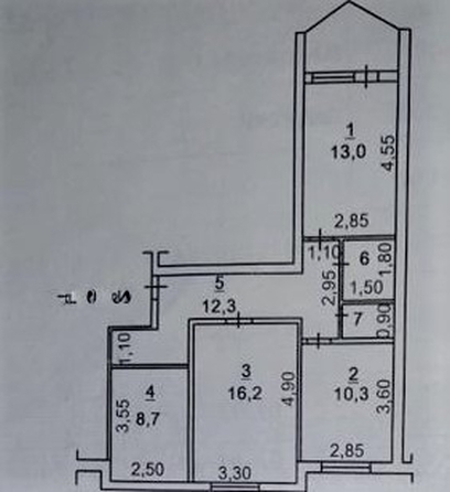 
   Продам 3-комнатную, 64.6 м², Вартанова ул, 20

. Фото 11.