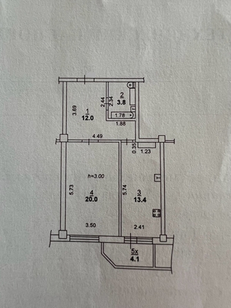 
   Продам 1-комнатную, 53.3 м², 26-го Июня ул, 20

. Фото 13.
