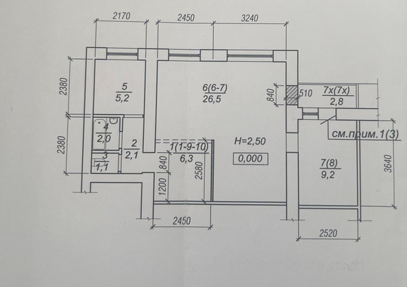
  Продается 2-комн. квартира, 53.8 м², Нансена ул, д. 121
. Фото 18.