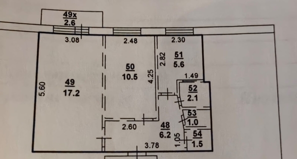 
  Продается 2-комн. квартира, 42 м², Коммунистический пр-кт, д. 40
. Фото 10.