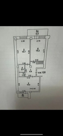 
  Продается 2-комн. квартира, 70 м², Извилистая ул, д. 7
. Фото 9.