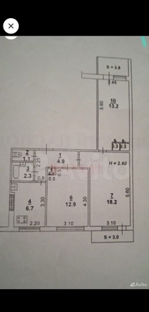 
  Продается 3-комн. квартира, 70 м², Беляева ул, д. 9/1
. Фото 10.