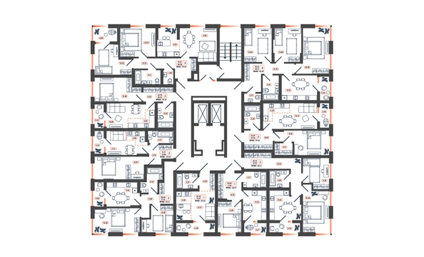 
  Продается 2-комн. квартира, 44.63 м², ЖК Темп, дом 3
. Фото 16.