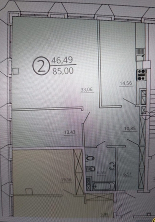 
  Продается 3-комн. квартира, 85 м², Береговая ул, д. 55
. Фото 7.