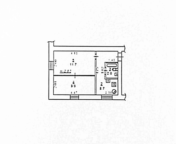
  Продается 2-комн. квартира, 31.4 м², Ленина пр-кт, д. 47
. Фото 10.