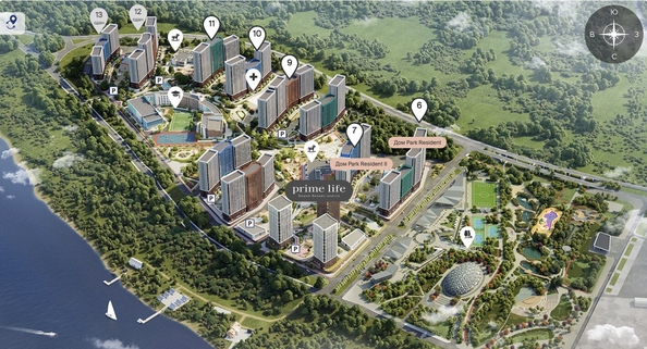 
  Продается 3-комн. квартира, 76.2 м², ЖК Левобережье, литер 9
. Фото 2.