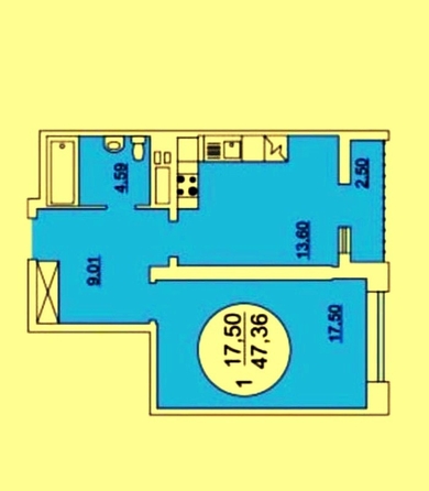
  Продается 2-комн. квартира, 47 м², Таганрогская ул, д. 132
. Фото 1.