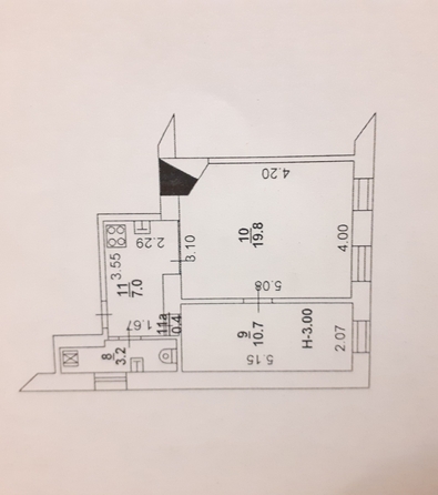 
  Продается 2-комн. квартира, 40.2 м², Островского пер, д. 7
. Фото 15.
