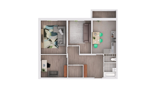 
  Продается 3-комн. квартира, 80.55 м², ЖК Gray (Грэй), кв-л 11-2
. Фото 2.