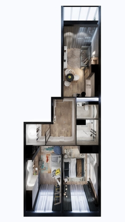 
  Продается 3-комн. квартира, 64.3 м², ЖК Флора, литера 2.2
. Фото 1.