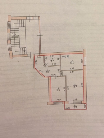 
  Продается 2-комн. квартира, 63 м², Заводская ул, д. 65
. Фото 3.