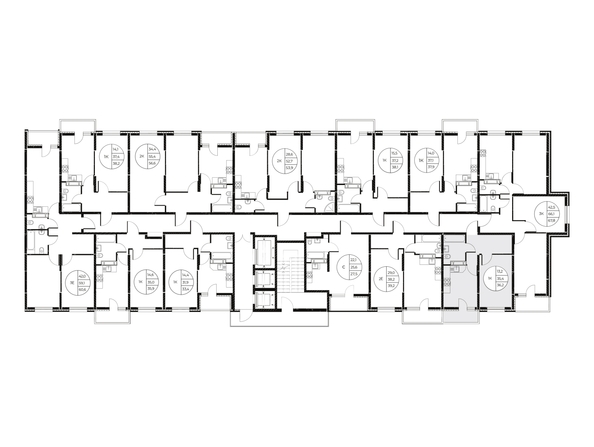 
  Продается 1-комн. квартира, 36.2 м², ЖК Панорама на Театральном, литера 1
. Фото 2.