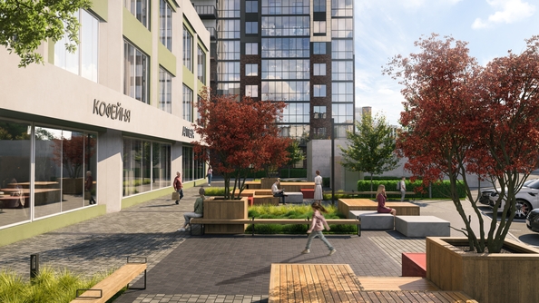 
  Продается 1-комн. квартира, 36.2 м², ЖК Панорама на Театральном, литера 1
. Фото 7.