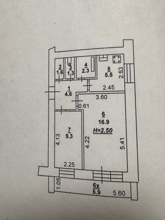 
  Продается 2-комн. квартира, 48 м², 2-я Краснодарская ул, д. 163/4
. Фото 6.