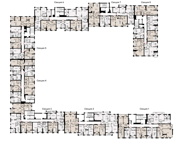 
  Продается 1-комн. квартира 39.17 м², в  Курортный квартал Ривьера, I оч. Фото 1.