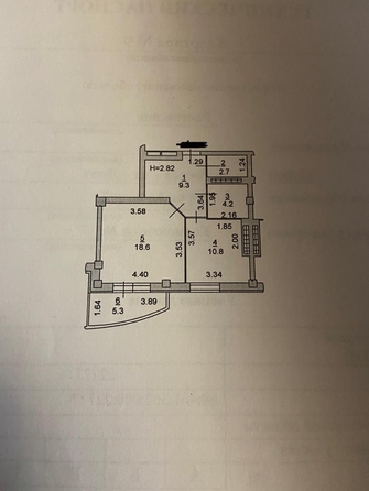 
  Продается 1-комн. квартира, 45.6 м², Космонавтов пр-кт, д. 37
. Фото 12.