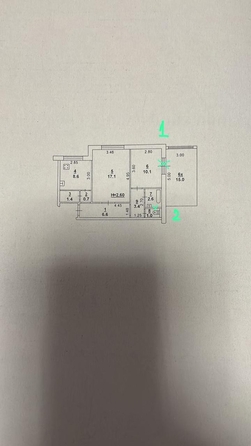 
  Продается 3-комн. квартира, 66.5 м², Волкова ул, д. 9/2
. Фото 17.