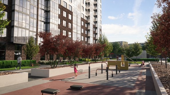 
  Продается 1-комн. квартира, 38.3 м², ЖК Панорама на Театральном, литера 1
. Фото 10.