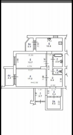
  Продается 2-комн. квартира, 70 м², Орбитальная ул, д. 46
. Фото 26.