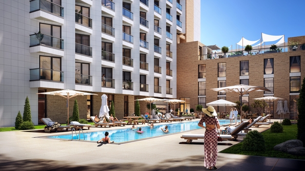 
  Продается апартамент 32.9 м², в АК Космос Смарт Евпатория Отель. Фото 5.