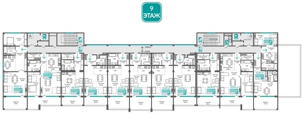 
  Продается номер в отеле 93.49 м², в ГК Золотые пески. Фото 1.