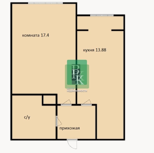 
  Продается 1-комн. квартира 42.6 м². Фото 41.