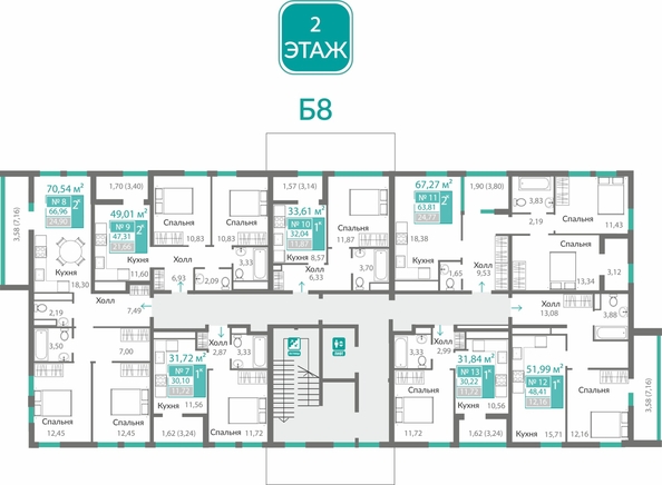 
  Продается 1-комн. квартира 32.04 м², в ЖК Горизонты 2 . Фото 1.