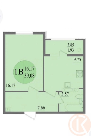
  Продается 1-комн. квартира 40 м². Фото 2.