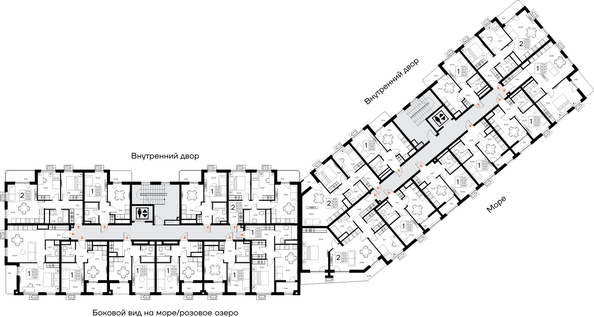 
  Продается 2-комн. квартира 59.89 м², в ЖК Прибрежный дом. Фото 1.