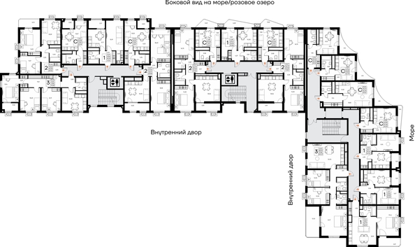 
  Продается 2-комн. квартира 71.92 м², в ЖК Прибрежный дом. Фото 1.
