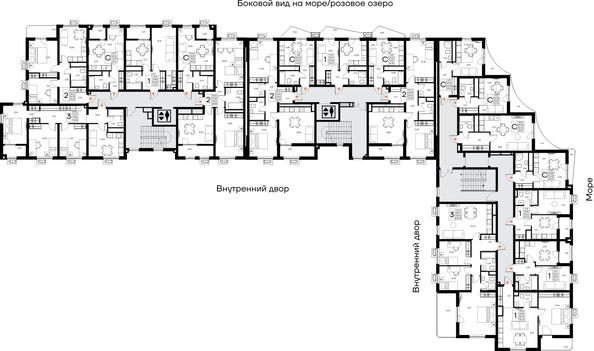 
  Продается 3-комн. квартира 79.58 м², в ЖК Прибрежный дом. Фото 1.
