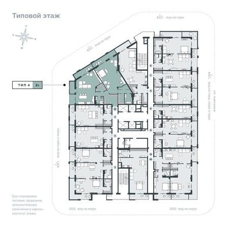
  Продается апартамент 163.29 м², в АО Парк Плаза. Фото 3.