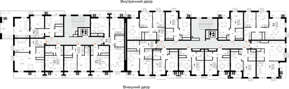
  Продается 1-комн. квартира 34.19 м², в ЖК Прибрежный дом. Фото 1.