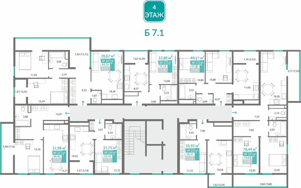 
  Продается 2-комн. квартира 70.83 м², в ЖК Горизонты 1. Фото 1.