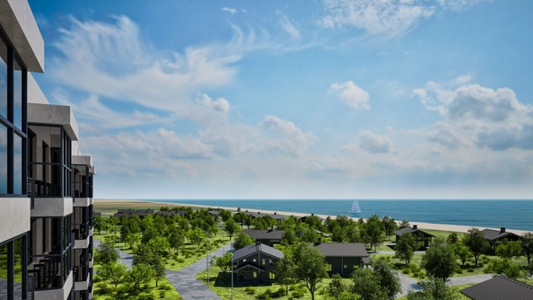 
  Продается 1-комн. квартира 40.87 м², в ЖК Морское дыхание. Фото 1.
