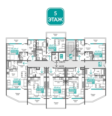 
  Продается номер в отеле 40.47 м², в ГК Золотые пески. Фото 1.