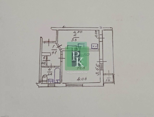 
  Продается 1-комн. квартира 38 м². Фото 10.
