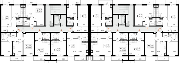 
  Продается 2-комн. квартира 58.34 м², в ЖК Республика. Фото 1.
