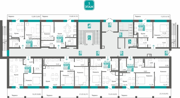 
  Продается 1-комн. квартира 39.37 м², в  Клубный дом Маяковский. Фото 1.
