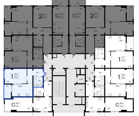 
  Продается 1-комн. квартира 35.5 м², в ЖК Поэма. Фото 4.