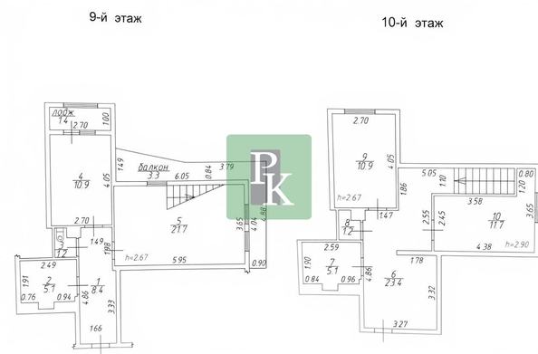
  Продается 3-комн. квартира 104.3 м². Фото 42.