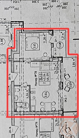 
  Продается 1-комн. квартира 44 м². Фото 11.