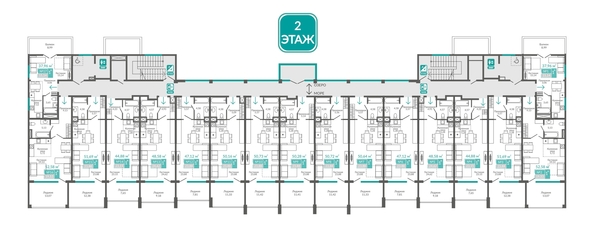 
  Продается номер в отеле 52.58 м², в ГК Золотые пески. Фото 1.