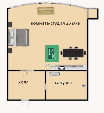 
  Продается апартамент 42.4 м². Фото 22.